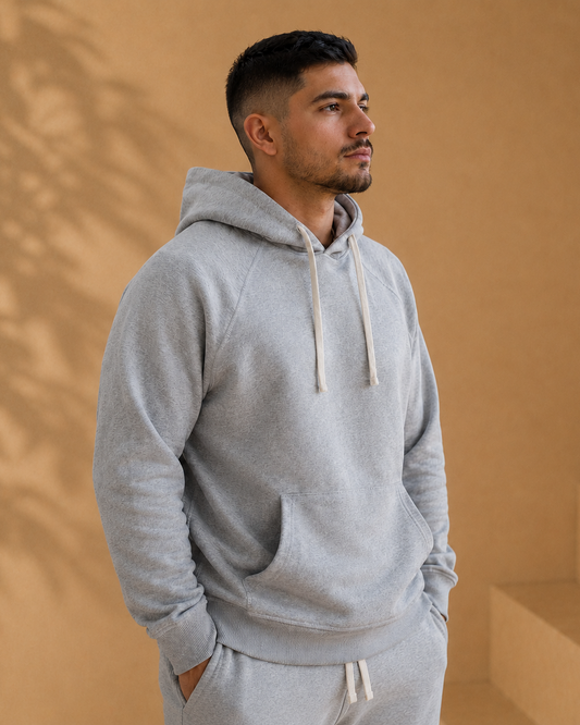 Men's Organic Cotton Midweight Raglan Hoodie